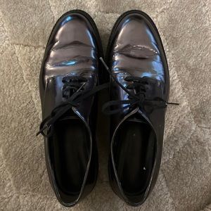 ROBERT CLERGERIE LACE UP DERBY LOAFERS